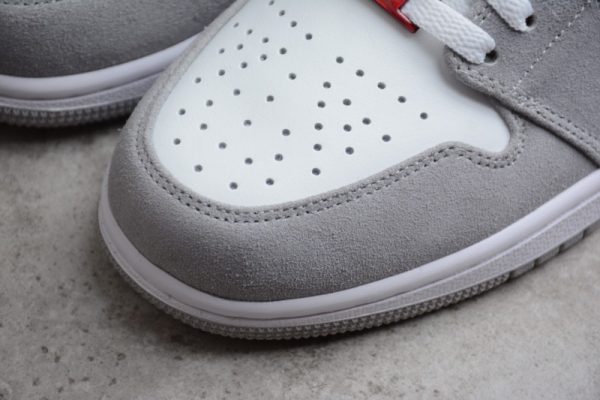 Jordan 1 Low SE Light Smoke Grey Gym Red DC6991-016 - Image 4
