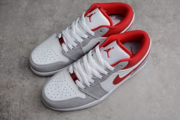 Jordan 1 Low SE Light Smoke Grey Gym Red DC6991-016 - Image 5