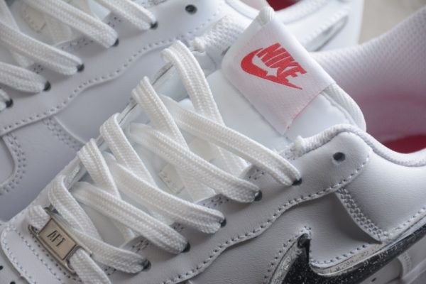 Nike Air Force 1 Low LV8 White Metallic Silver DC9651-100 - Image 2