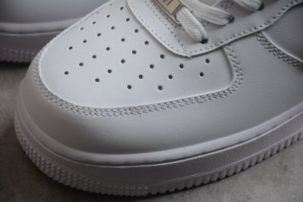 Nike Air Force 1 Low LV8 White Metallic Silver DC9651-100 - Image 3