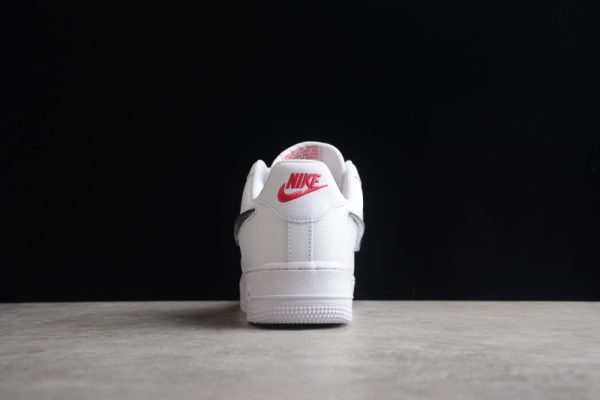 Nike Air Force 1 Low LV8 White Metallic Silver DC9651-100 - Image 5