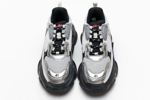 Ba***ci*ga Triple S Black Silver 541624 W09E1 7320(SP batch) - Image 5