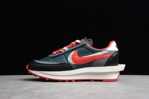 Nike LD Waffle sacai Undercover Midnight Spruce University Red DJ4877-300 - Image 2