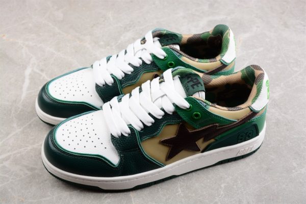 A Bathing Ape Bape SK8 Sta ABC Camo Green (2022) (SP batch) 1I30-291-005/1I30-191-006 - Image 4