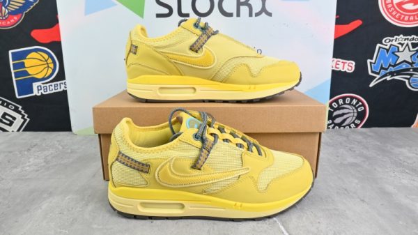 Travis scott x Nike air max 1  wheatlemon (Retail Batch)D09392-700 - Image 5