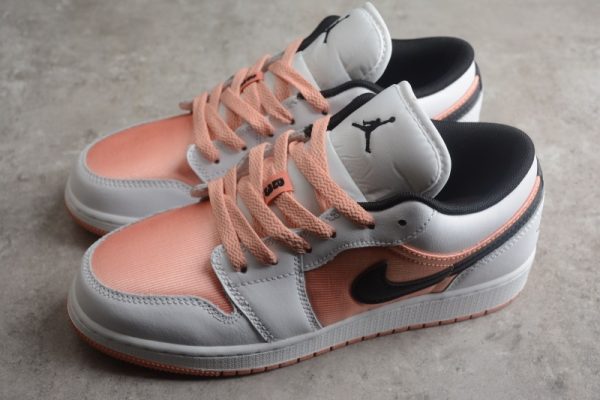 Jordan 1 Low White Light Madder Root (GS) DM8960-801 - Image 4