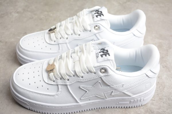A Bathing Ape Bape Sta Triple White(SP batch)1J30-291-013/1J30-191-013/001FWJ301013I-WHT - Image 4