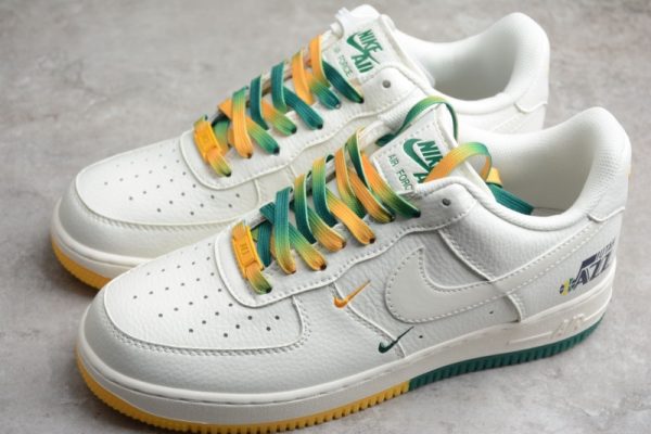Cheap Nike Air Force 1   07 SU19 Rice White/Yellow-Green ZJ6695-303 - Image 4