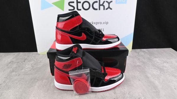 Air Jordan 1 High OG 'Bred Patent' 555088-063 - Image 5