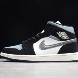 Jordan 1 Mid Satin Grey Toe  852542-011