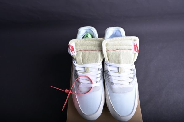 Nike Air Max 90 OFF-WHITE   All White   (SP Batch) - Image 4