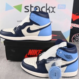 Jordan 1 Retro High Obsidian UNC(SP batch) 555088-140