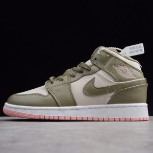Jordan 1 Mid Trooper Bleached Coral (GS)  555112-225