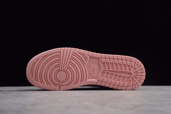 Jordan 1 Mid Trooper Bleached Coral (GS)  555112-225 - Image 5