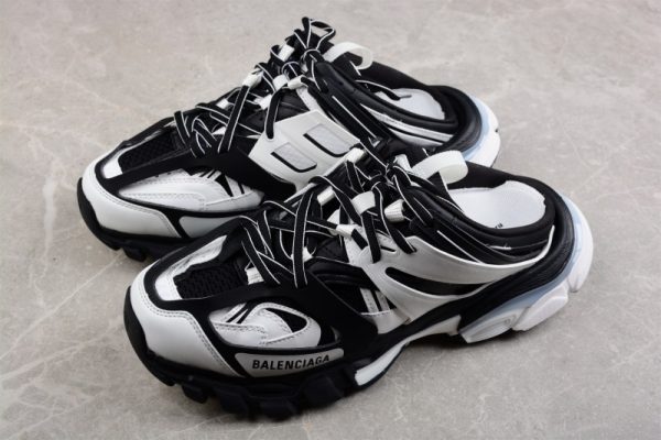 Ba***ci*ga Sneaker Tess s.Gomma MAILLE WHITE/ORANGE 2021ss W3NB10102(SP batch) - Image 4