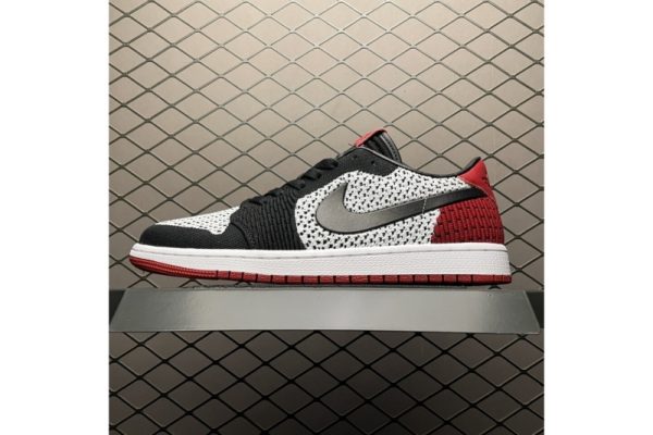 Air Jordan 1 Low Flyknit Black Toe 553558-116