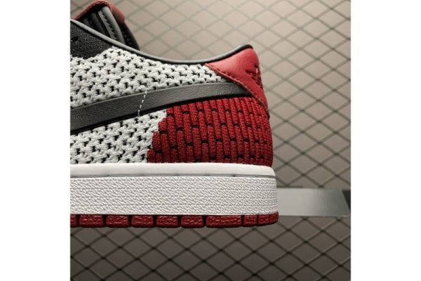 Air Jordan 1 Low Flyknit Black Toe 553558-116 - Image 2