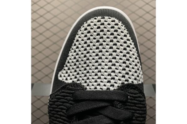 Air Jordan 1 Low Flyknit Black Toe 553558-116 - Image 5