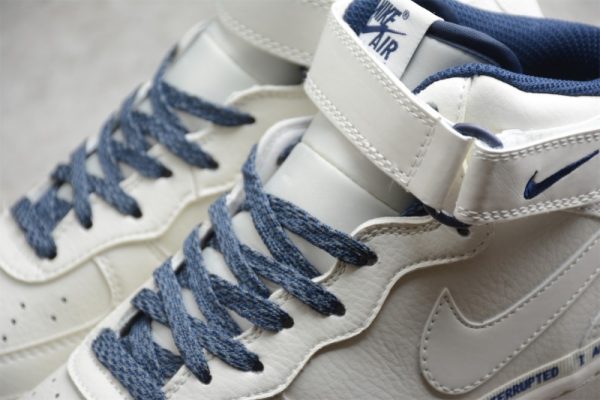 Uninterrupted x NK Air Force 1   MORE TH Mid  NU8802-303 - Image 2