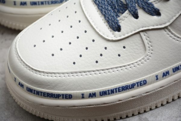 Uninterrupted x NK Air Force 1   MORE TH Mid  NU8802-303 - Image 3
