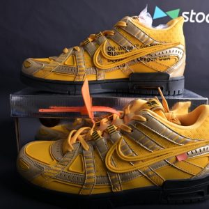 Nike Air Rubber Dunk Off-White University Gold(Retail Batch) CU6015-700