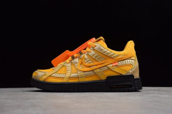 Nike Air Rubber Dunk Off-White University Gold(Retail Batch) CU6015-700 - Image 2