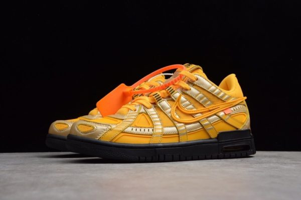 Nike Air Rubber Dunk Off-White University Gold(Retail Batch) CU6015-700 - Image 3