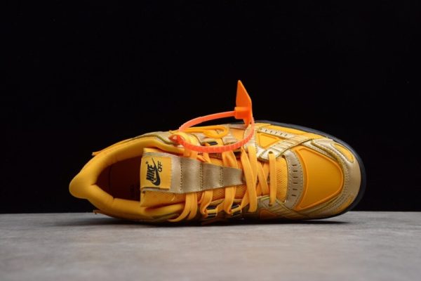 Nike Air Rubber Dunk Off-White University Gold(Retail Batch) CU6015-700 - Image 5