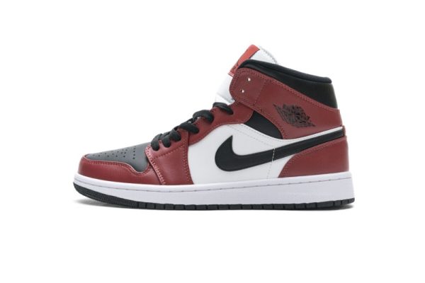 Jordan 1 Mid Chicago Black Toe (GS) 554724-069 - Image 2