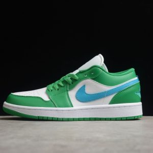 Jordan 1 Low Lucky Green Aquatone (Women's) DC0774-304
