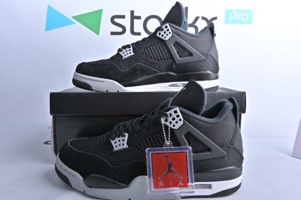 Air Jordan 4   Black Canvas  (SP Batch) DH7138-006 - Image 2