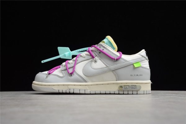 Off-White x Nike Dunk Low   21 of 50   (SP Batch) DM1602-100 - Image 2