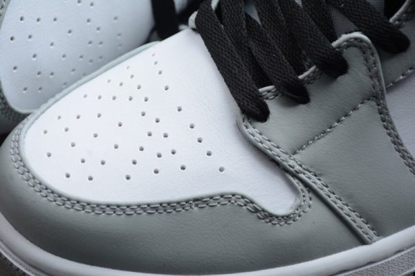 Jordan 1 Mid Light Smoke Grey  554724-092 - Image 3