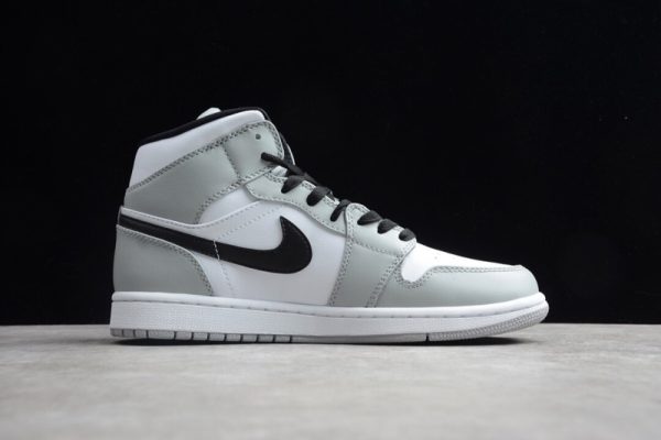 Jordan 1 Mid Light Smoke Grey  554724-092 - Image 5