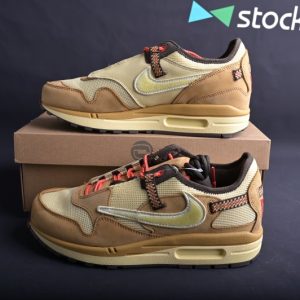 Nike Air Max 1 Travis Scott Cactus Jack Wheat Lemon Drop(Retail Batch) DO9392-701