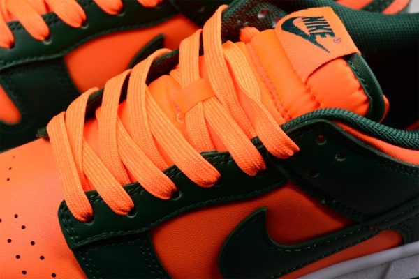 Nike Dunk Low Retro Miami Hurricanes DD1391-300 - Image 3