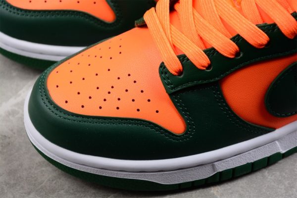 Nike Dunk Low Retro Miami Hurricanes DD1391-300 - Image 4
