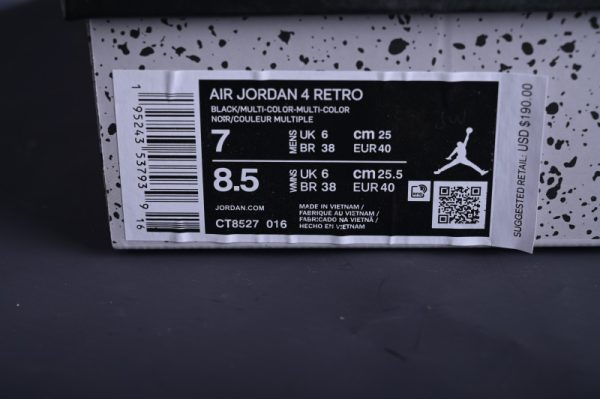 Air Jordan 4 Retro Red Thunder(Retail Batch) CT8527-016 - Image 3