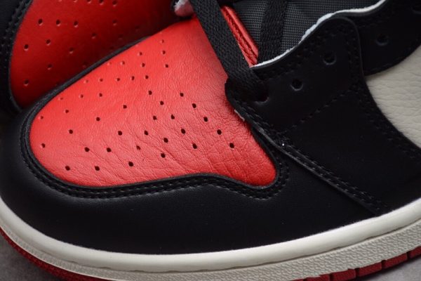 Jordan 1 Retro High Bred Toe 555088-610 - Image 3