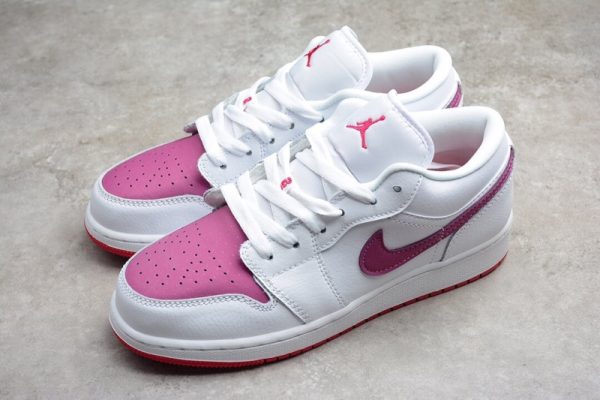 Jordan 1 Low White True Berry (GS) 554723-161 - Image 2