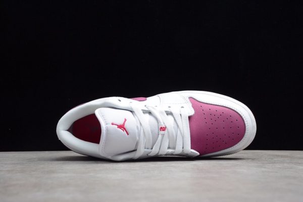 Jordan 1 Low White True Berry (GS) 554723-161 - Image 4