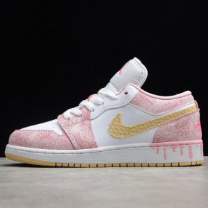 Jordan 1 Low Paint Drip (GS) CW7104-601