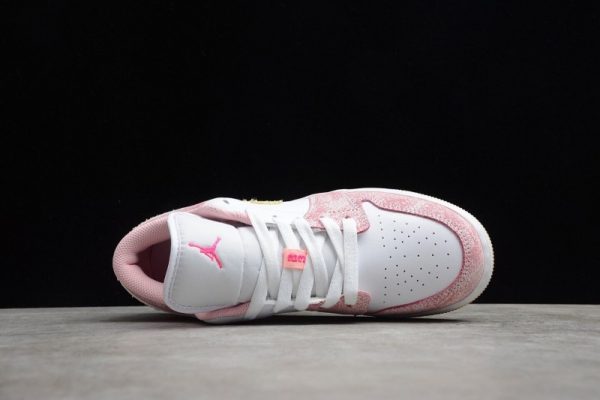 Jordan 1 Low Paint Drip (GS) CW7104-601 - Image 4