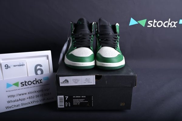 Jordan 1 Mid Pine Green 852542-301 - Image 2