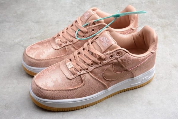 Nike Air Force 1 Low Clot Rose Gold Silk (Regular Box)(SP batch)CJ5290-600 - Image 2