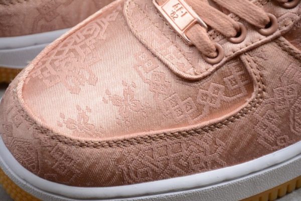 Nike Air Force 1 Low Clot Rose Gold Silk (Regular Box)(SP batch)CJ5290-600 - Image 4