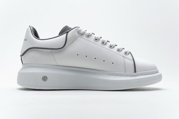 Alexander McQueen Sneaker White Grey  553770 9076(SP Batch) - Image 2