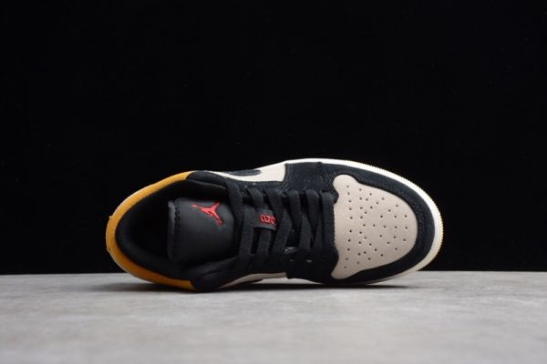 Jordan 1 Low Sail University Gold Black 553558-127 - Image 3