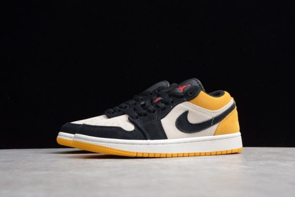 Jordan 1 Low Sail University Gold Black 553558-127 - Image 5
