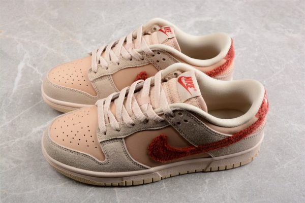 Nike Dunk Low Terry Swoosh DZ4706-200 - Image 4